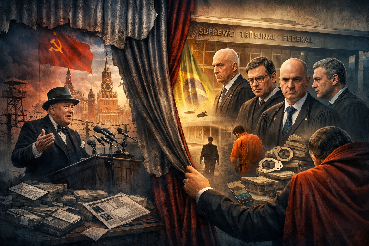 A nova cortina de poder: investigações, silêncio institucional e as sombras sobre o sistema político brasileiro