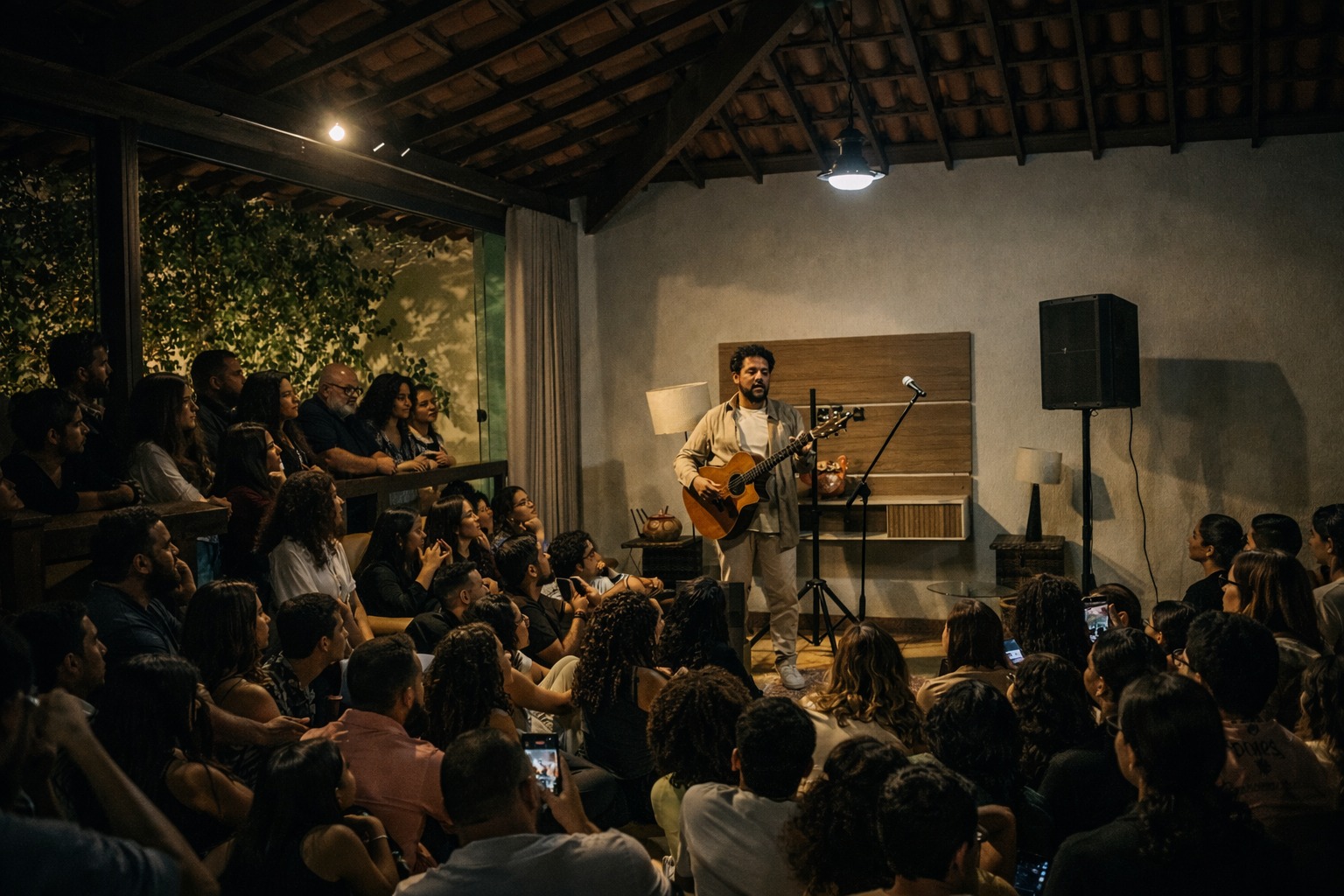 Quando uma casa se torna palco da alma: o encontro que revelou que a fé ainda vive na simplicidade