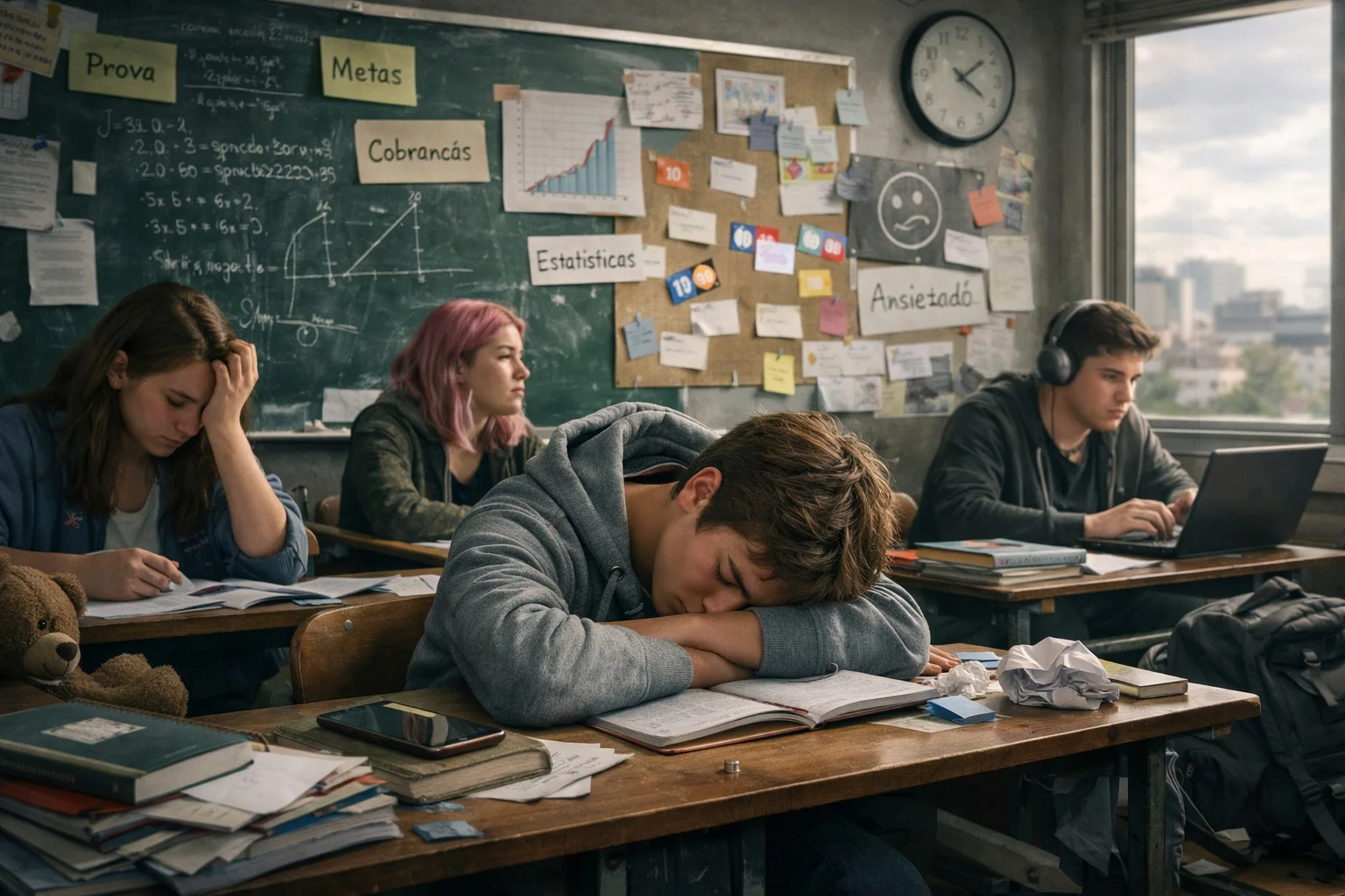 Uma Geração Sobrecarregada e um Sistema que Falhou na Base