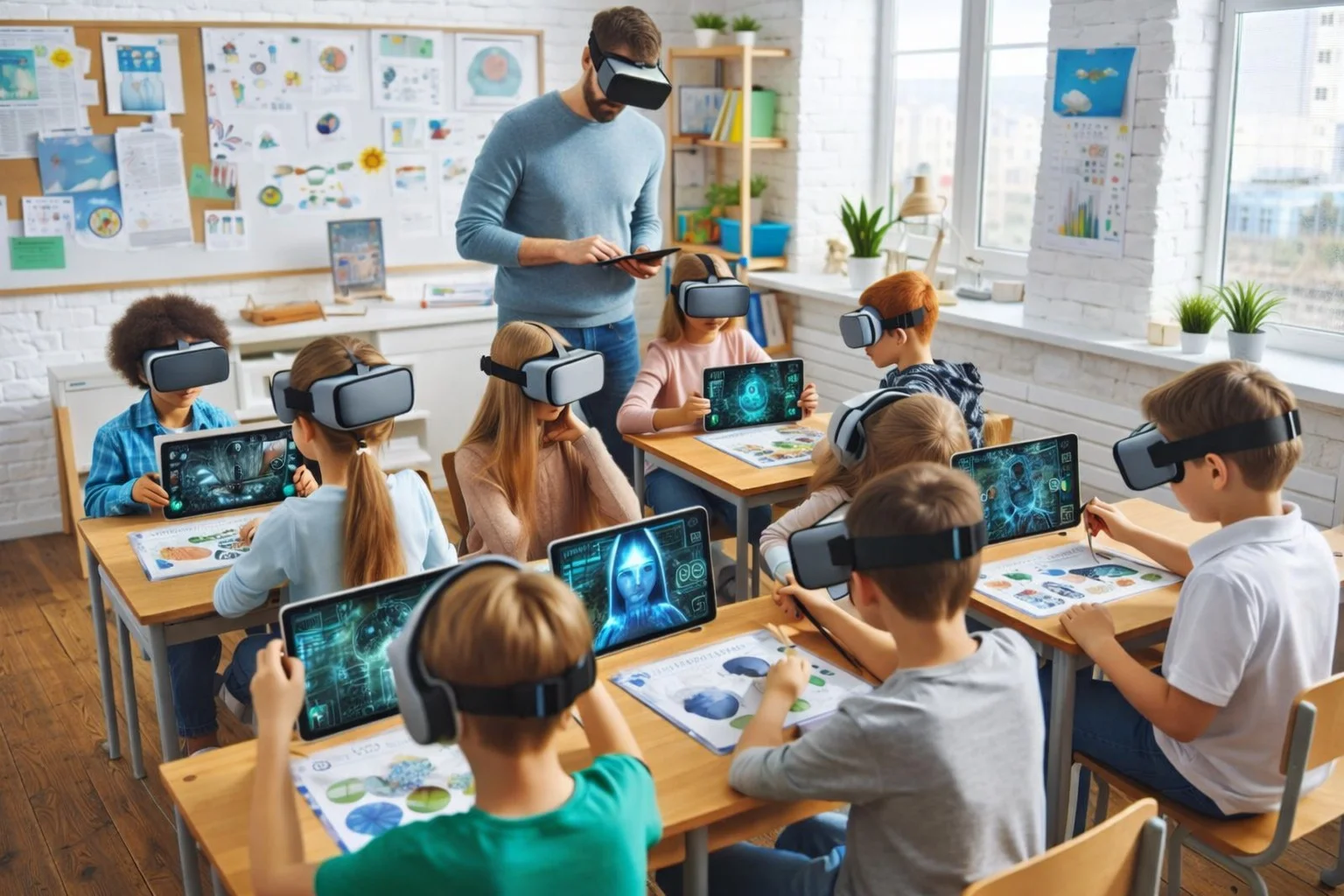 Educação Inteligente: Como a IA e a Realidade Virtual estão redefinindo o aprendizado