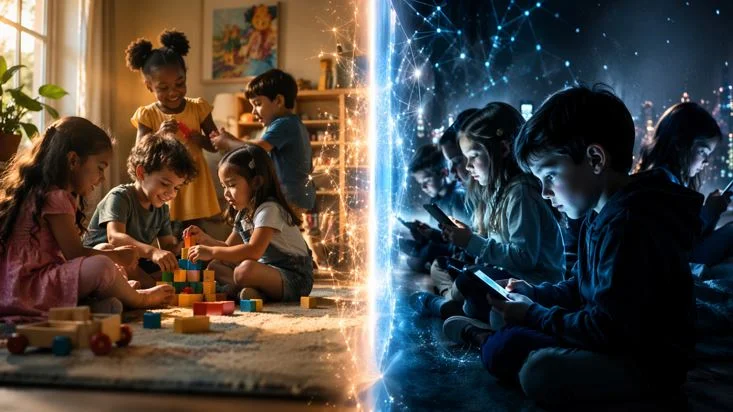 Entre Telas e Infâncias: o limite invisível que redefine o desenvolvimento das novas gerações